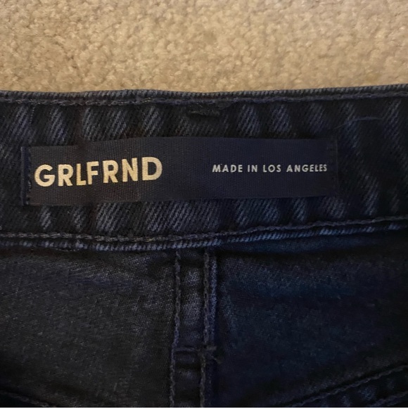 GRLFRND Helena High Rise Denim Shorts NWT Size 23 - Picture 6 of 7